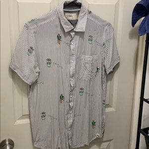Cactus Button Up
